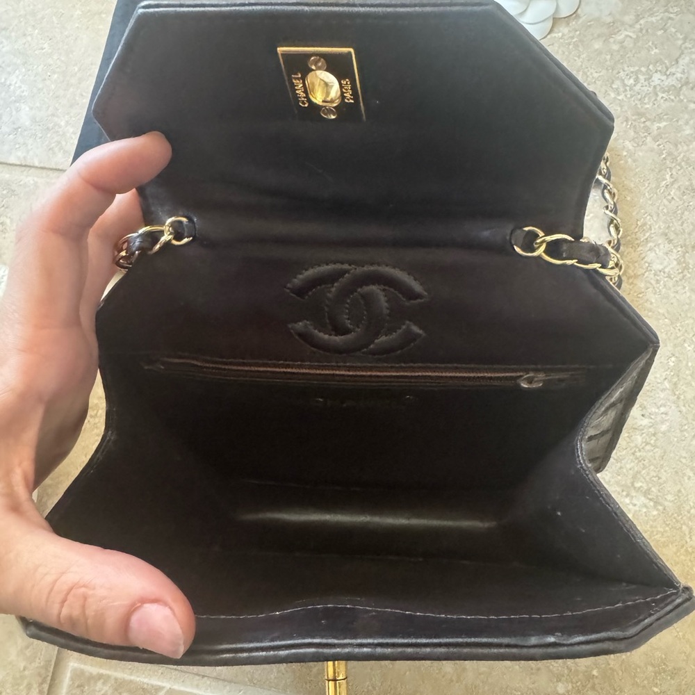 Chanel crocodile brown stunning bag - Picture 6 of 14